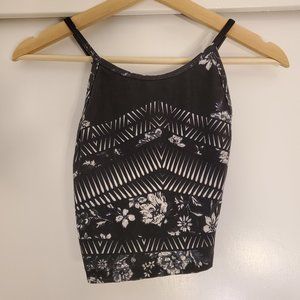 Betsey Johnson cropped workout top